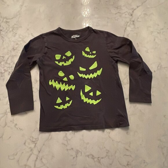 Kids Halloween t shirt Osh Kosh Original Size 7 Kids Unisex - Glow in the Dark - Picture 2 of 8